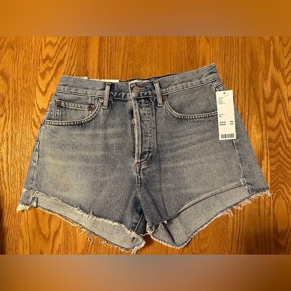 NWT AGOLDE 26 Parker Denim Vintage Cut Off Shorts Organic Cotton